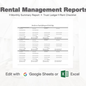 Property Management Template Bundle: Landlord & Tenant Checklists (edit ...