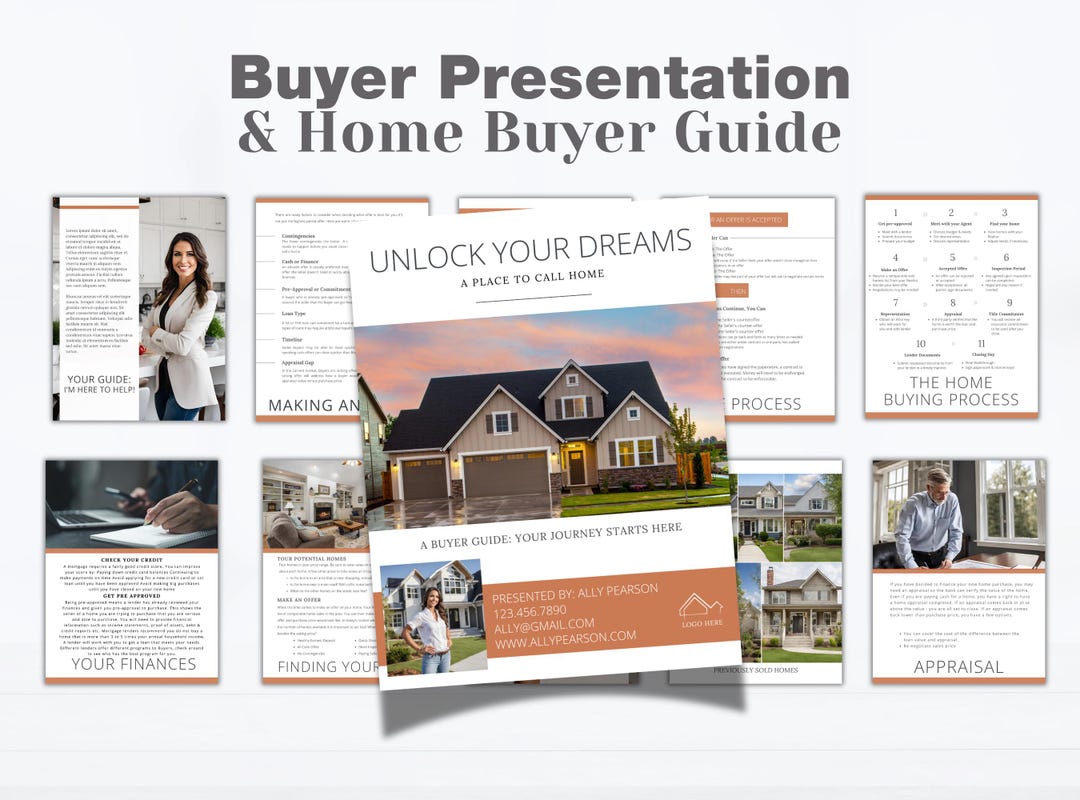 Home Buyer Guide Template for Realtors® | Buyer Presentation Canva ...