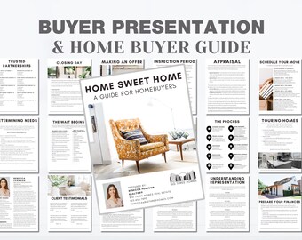 Realtor Home Buyer Guide Template: Modern Presentation (Edit in Canva)