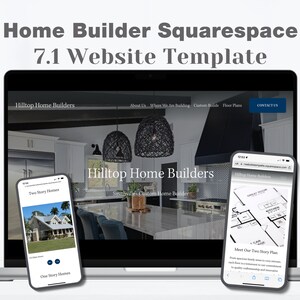 Sitio web de constructor de viviendas, construcción nueva, casa modelo, plantilla de sitio web de vivienda personalizada, EDITAR EN SQUARESPACE