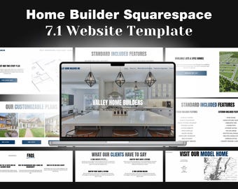 Moderne Home Gestalter Website Vorlage, sauberes, mutiges und vollständig bearbeitbares Design für neue Konstruktionen und individuelle Bauherren