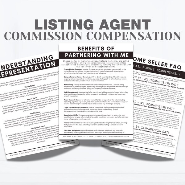 Agent Listing Presentation Etsy