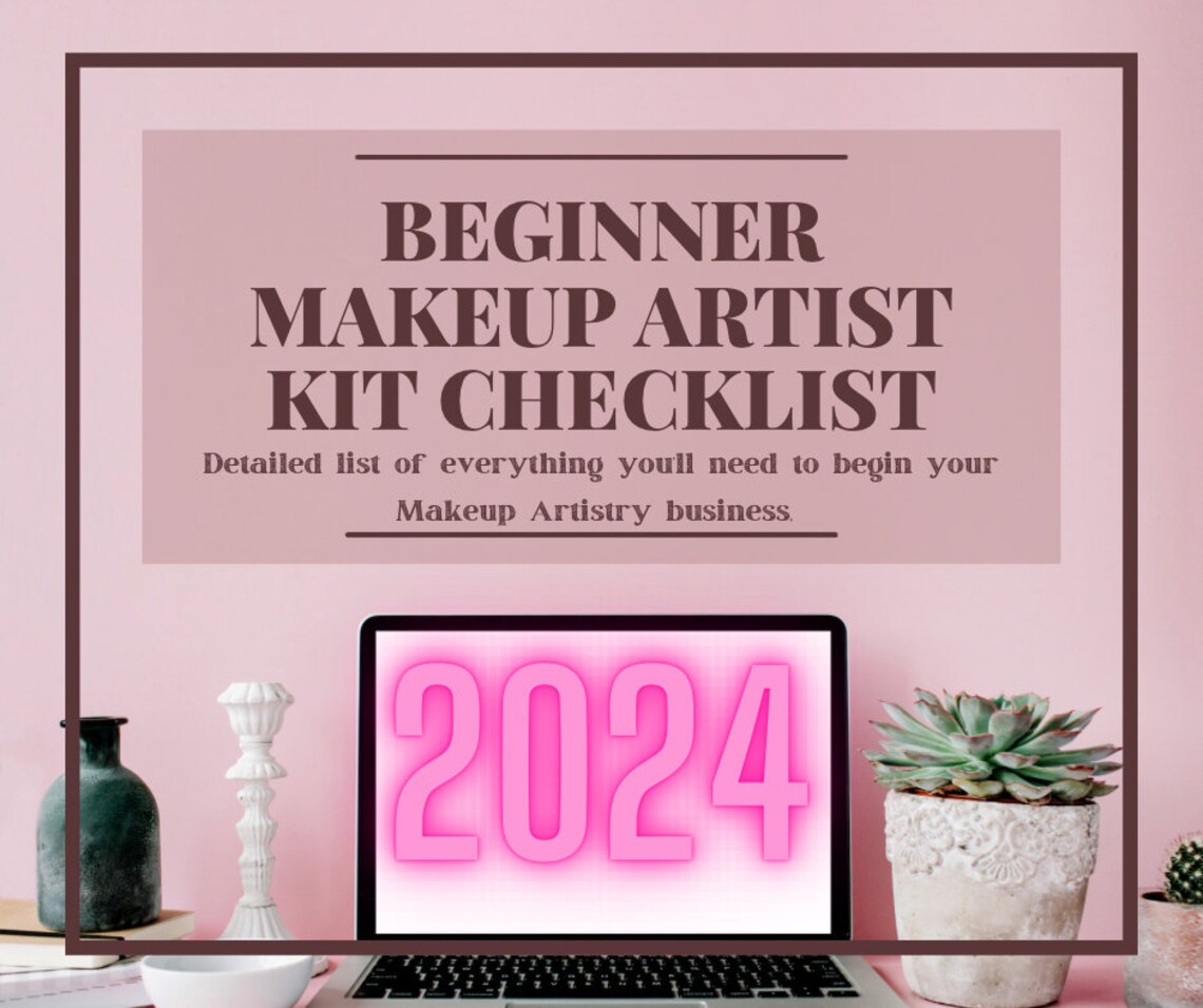 Beginner Makeup Artist Kit Must Haves Full Kit Check List Etsy