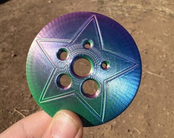 3D Printed Fiber Diz Tool: Wool Combing & Spinning - Multiple Hole Sizes