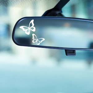 Butterfly Car Decal – Aesthetic Vinyl Sticker, Car Accessory