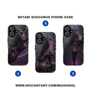 Miyabi Succubus Tough Phone Case 1 | Anime Phone Case | iPhone Case | Samsung Case | Google Case | Zenless Zone Zero Fan Made