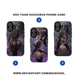 Zhu Yuan Succubus Tough Phone Case 1 | Anime Phone Case | iPhone Case | Samsung Case | Google Case | Zenless Zone Zero Fan Made