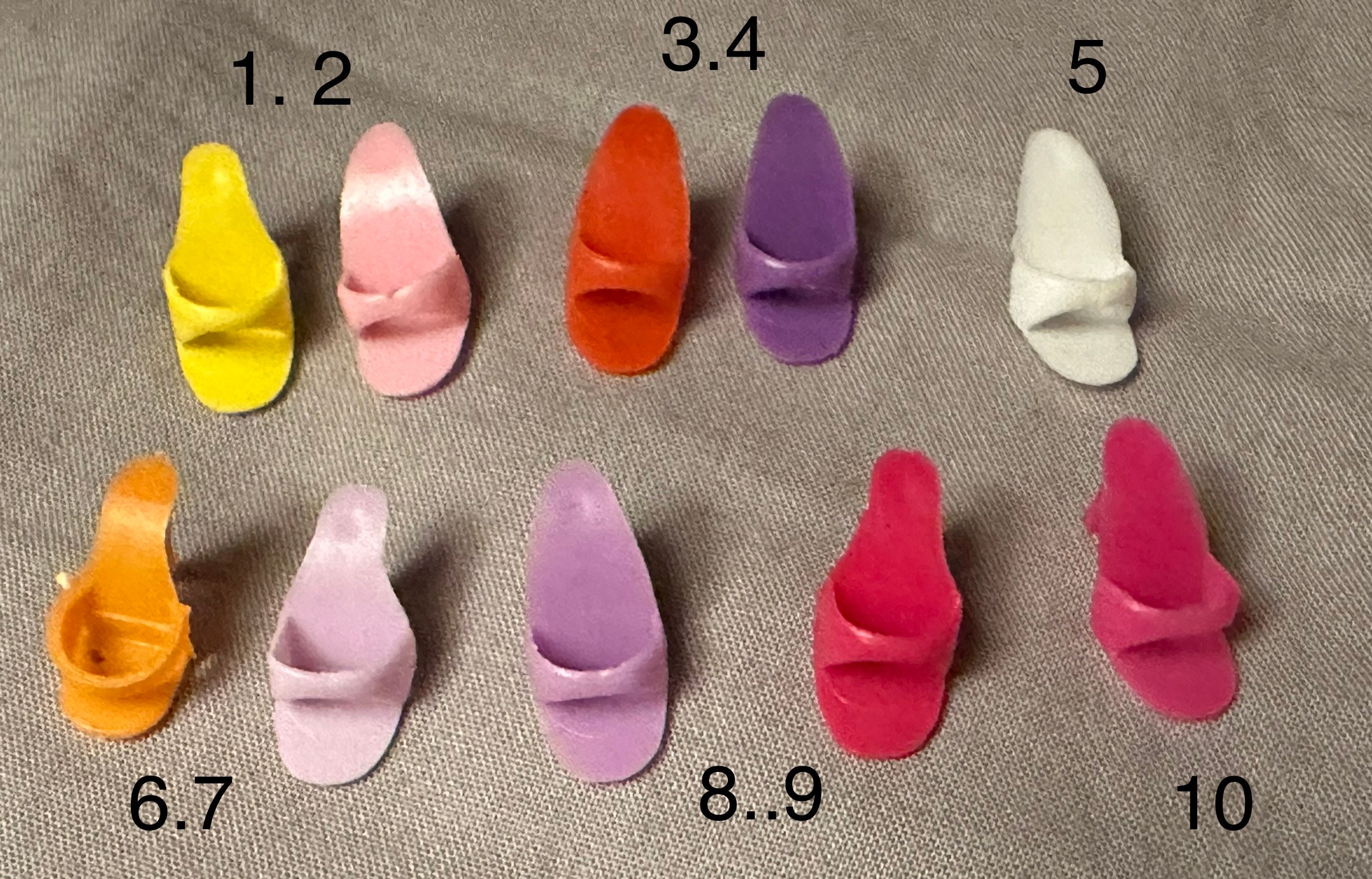 Fashion Doll Shoes, Set 2, Mixed Lot for 11.5 Size Dolls, Doll