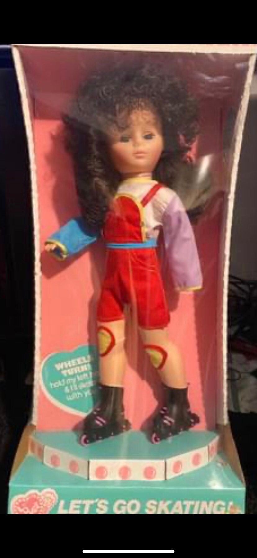 Large Vintage Lovee Skating Doll Still in Original Box 80s Etsy