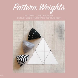 The Quilted Bear Pattern Weights - Multiple Designs of Scratch Resistant  Paper Weights/Pattern Weights for Sewing or Cutting Fabric Rosalind Soloman  - Sewing Machines 6 x 40mm