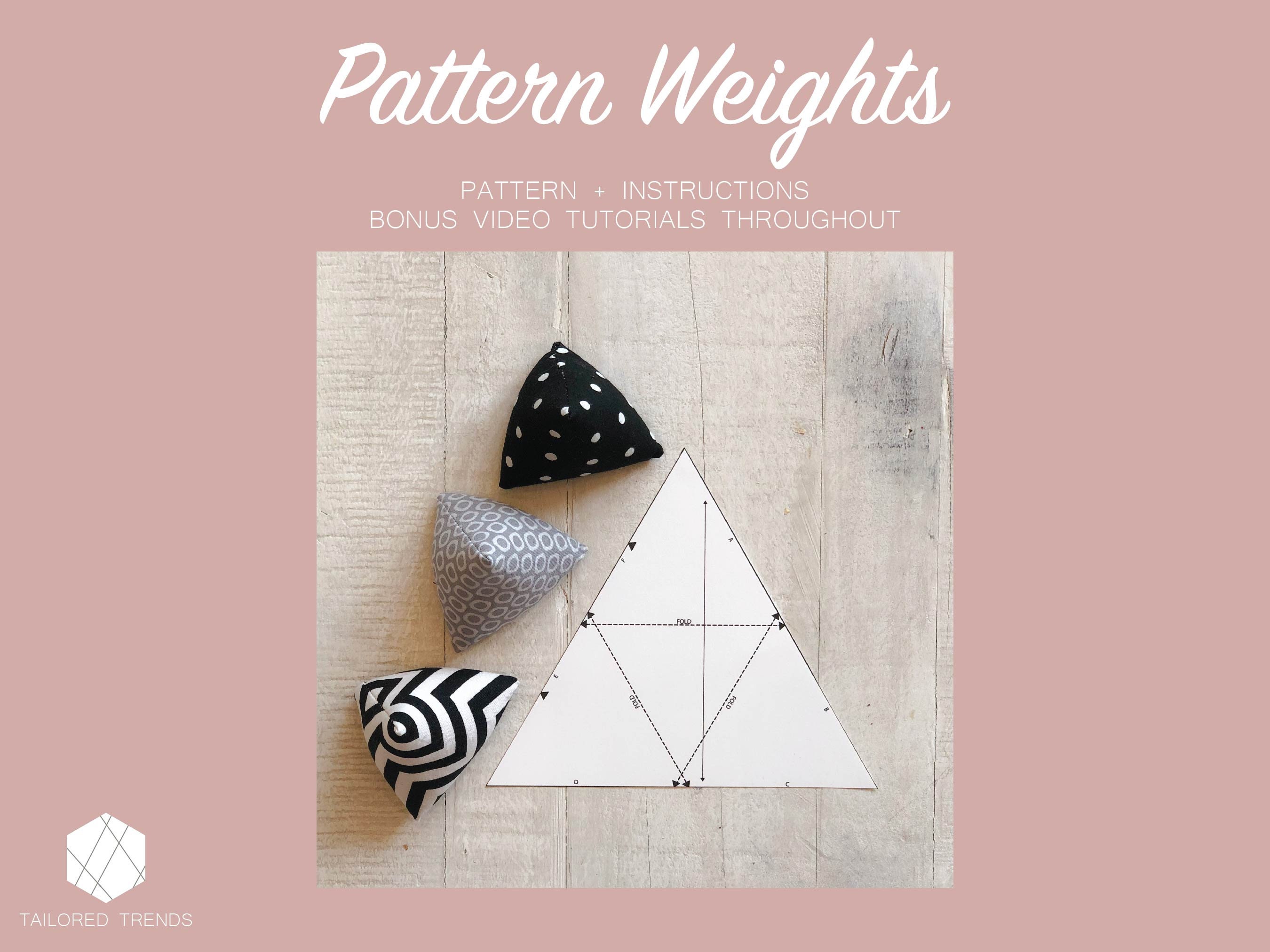 Contoured Wooden Easy Grip Sewing Pattern Weights Handmade in Red Oak Wood  Sewing Notions 