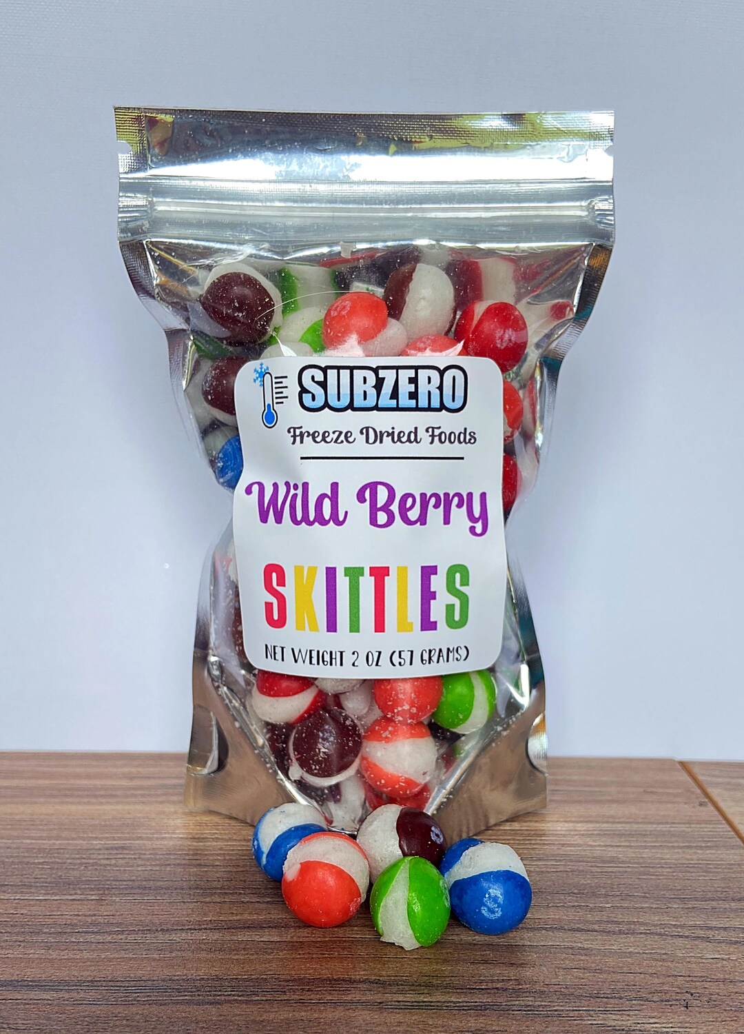 Freeze Dried Wild Berry Skittles By Oddball Candy Co. - Made To Order, 10-Year Shelf Life