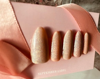 Perfect Bling Press On Nails |Japanese Gel | Press On Nails | Reusable Nails | False Nails | Fake Nails | Coffin Nails |Artist Pattern Nails