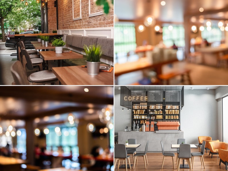 30 Zoom Backgrounds Coffee Shops Virtual Backgrounds Etsy