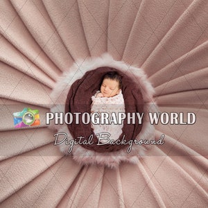 Pink Flower Digital Background Newborn - Backdrop Overlay - Background Composite - Instant Download, Newborn digital backdrop