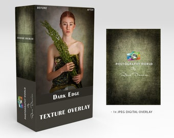 Dark Edge Texture Overlay – Fine Art Textures, Photo Effects (Digital Download)