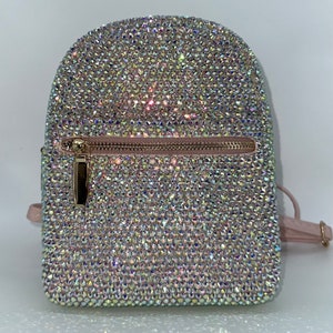 Rhinestone Mini Backpack Etsy