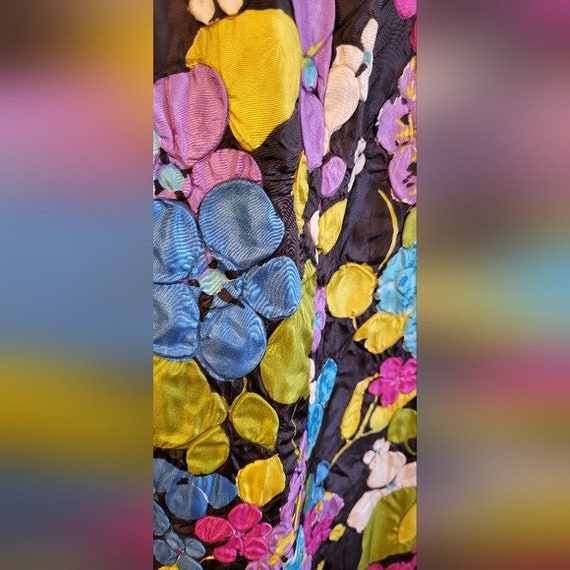 Amazing Vibrant Floral Handmade Vintage Long Maxi… - image 6