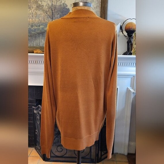 Inserch Cotton Blend Mock Neck Sweater Burgundy 4308-00031