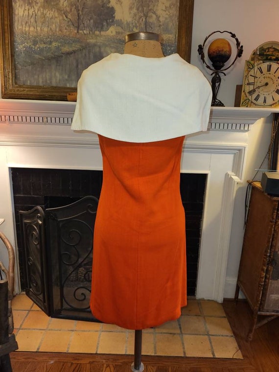 Vintage Junior Sophisticates orange / white sailo… - image 5