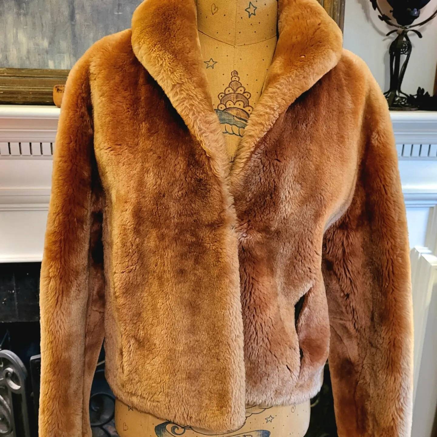 1930s Mouton Lamb shearling jacket Österreich