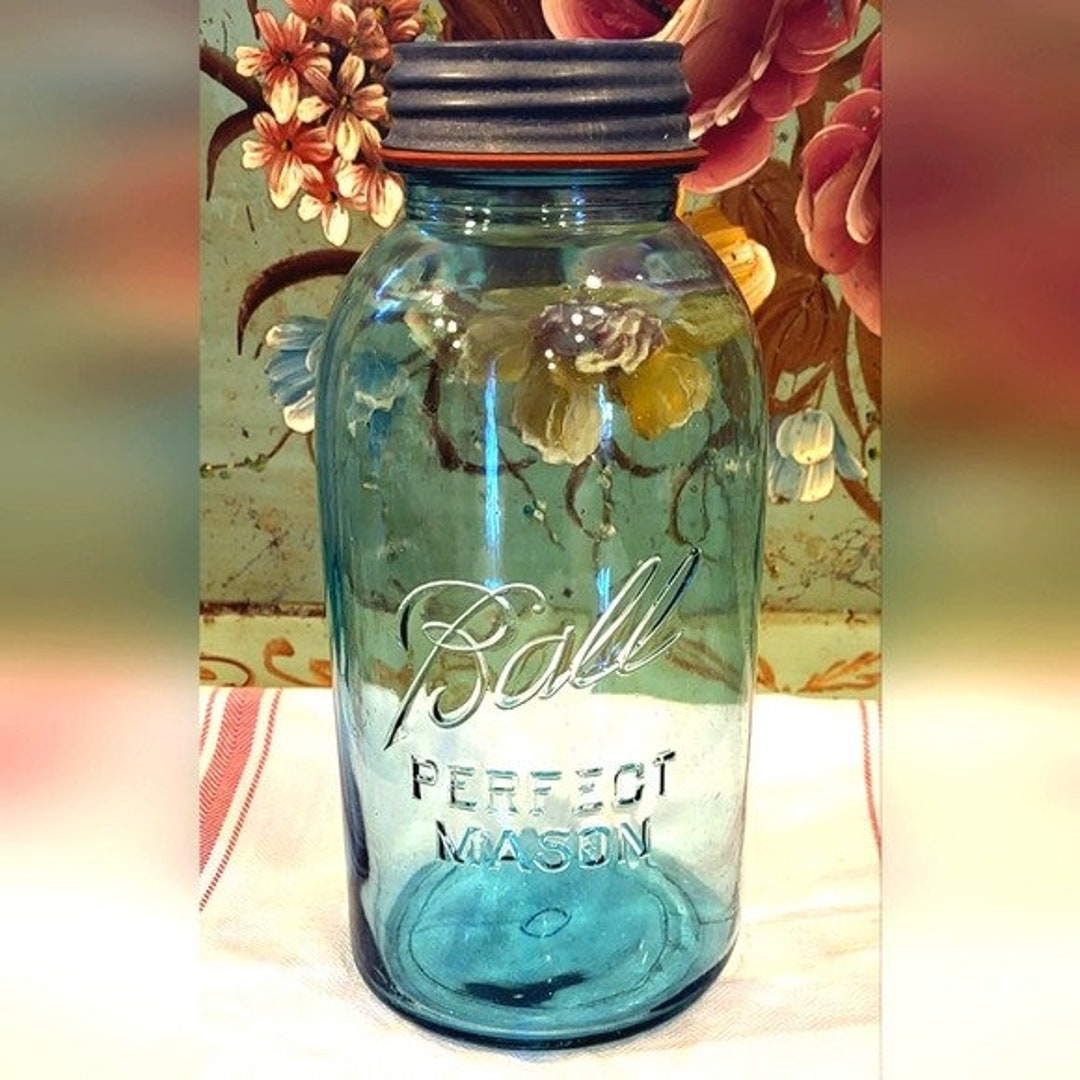 Ball瓶 メイソンジャーMAISON JAR ヴィンテージ アルミ蓋 ロゴエンボス