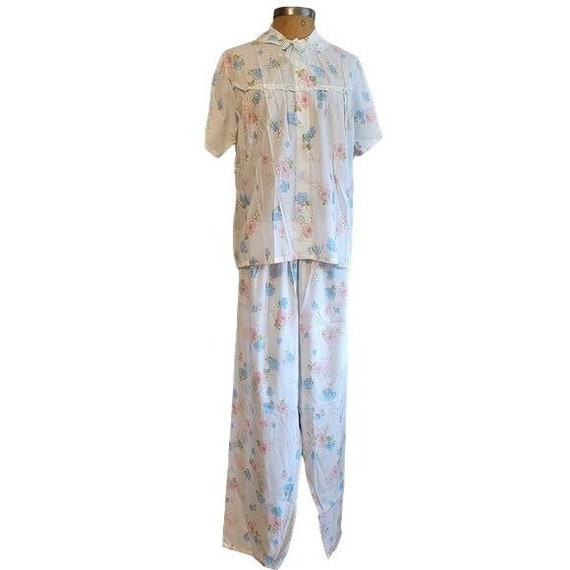 Vintage Sleepwear by Dach Floral Pajama Set - image 7