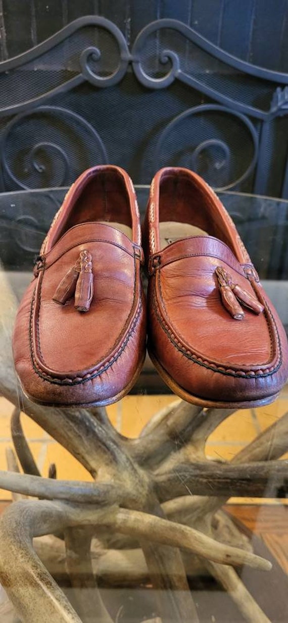 Vintage red hippopotamus loafers size 10