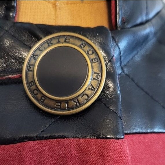 Bob Mackie Wearable Art Red and Black Tunic Jacket - image 9