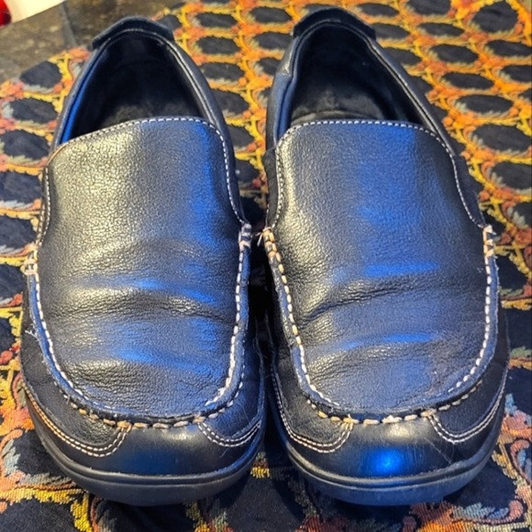 Cole Haan Black Leather Slip on Loafers - Etsy display picture 2