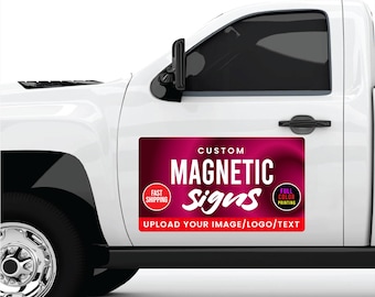 Custom Van Magnet Signs: Full Color Business Advertising