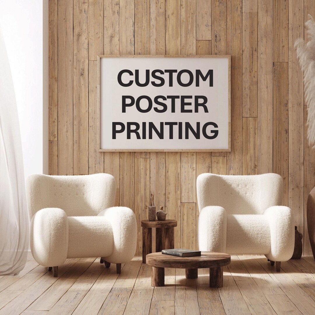 Personalized Photo Poster Print: Custom Size, Matte Finish - Etsy