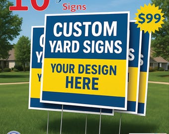 Customizable Outdoor Yard Sign: Event, Business, Real Estate