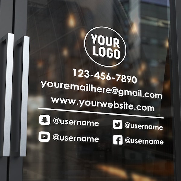 Custom Office Door Sticker Decal Etsy