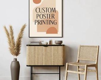 Custom Poster Printing: Upload Your Photo, Personalized Wall Art