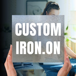 Best Quality Heat Transfer - Iron On Heat Transfer - Your Logo - Image or Text