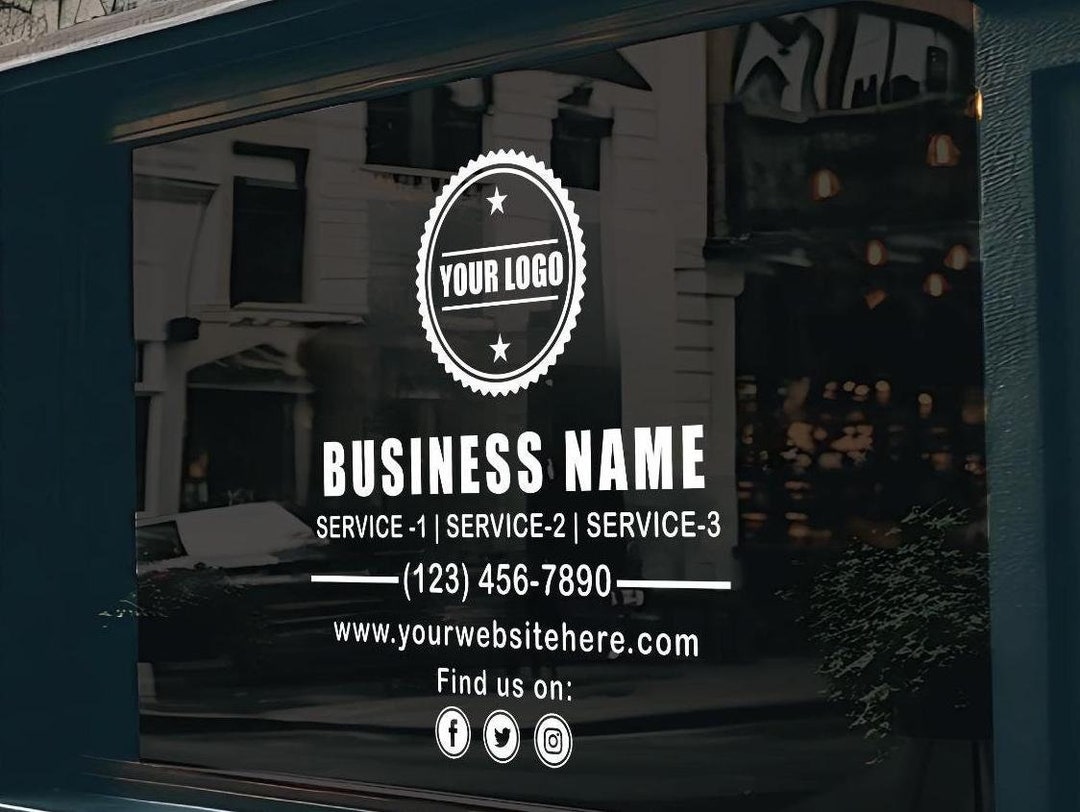 Personalize Your Storefront With Custom Window Decals and Graphics ...