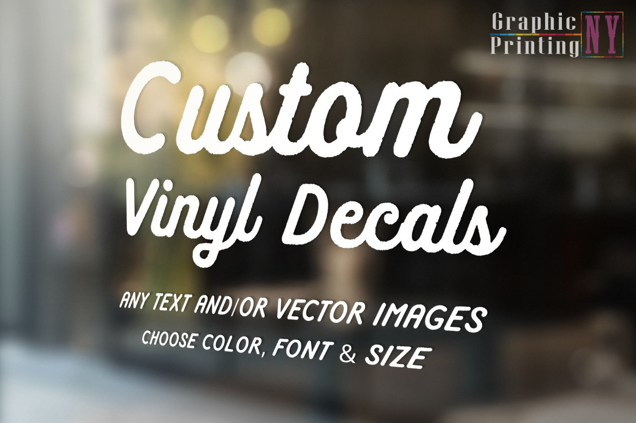 Custom Vinyl Decals: Personalized Text, Image, Logo