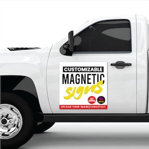 Custom Magnetic Car Sign: Business Advertising, Truck Door Magnet