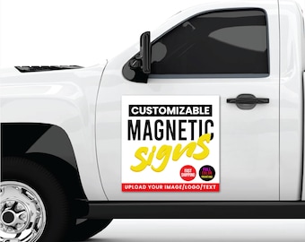 Custom Magnetic Car Sign: Business Advertising, Truck Door Magnet