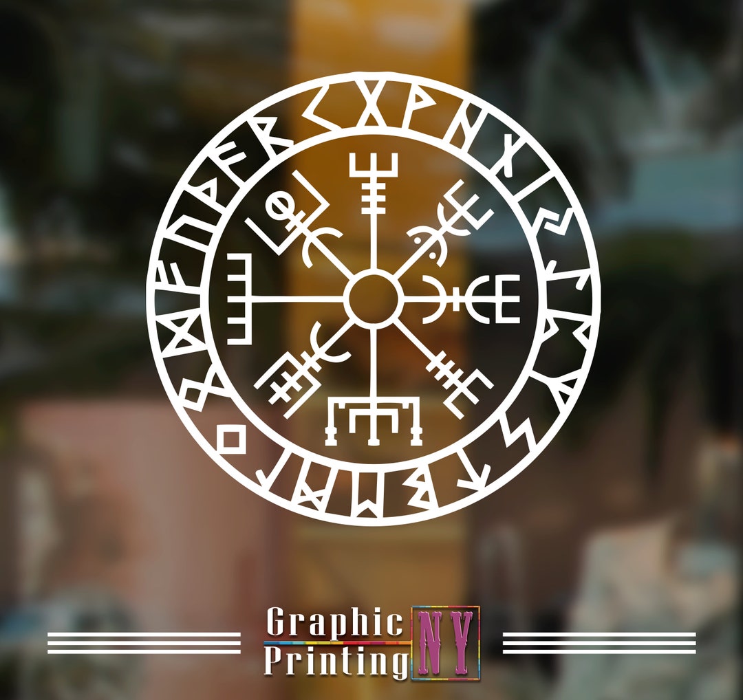 Viking Compass Decal Car Decal Tumbler Decal Laptop Etsy