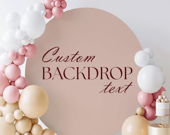 Custom Backdrop Decal, Personalized Wedding Decal, Birthday Decal, Baby Shower Decal & Event Decor Sticker, letters for backdrop