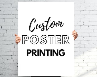 Custom Poster Printing: Personalized Photo & Art Prints