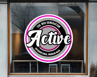 Large Custom Sticker, Custom Sign, Vibrant and Elegant, Very Easy to Install, Waterproof & Weatherproof Storefront Business Window Decal