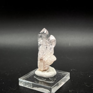 Scepter quartz from Arizona, clear quartz, thumbnail specimen, rare minerals, fine mineral specimen