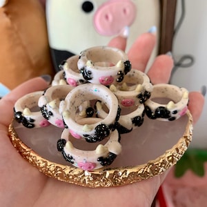 Cute clay rings deals