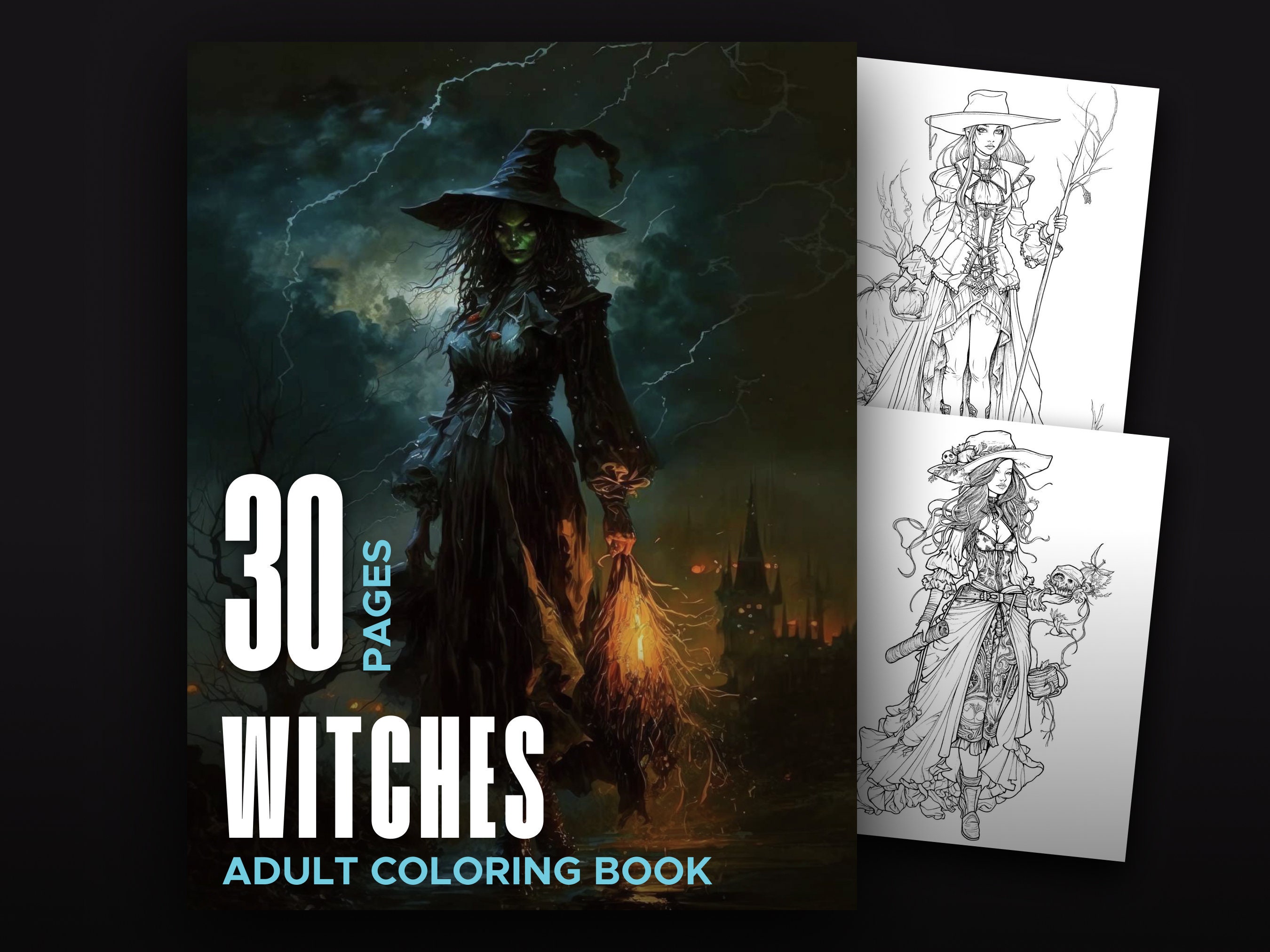 Coloring Book of Shadows Witch Life: Adult Witch Coloring Books for Women Season of the Witch Coloring Book Witchcraft Coloring Book for Adults Halloween Witches Coloring Books [Book]