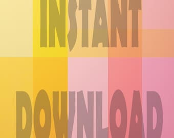 Modern abstract print, Minimalist abstract art, Contemporary wall décor, Colorful abstract painting print