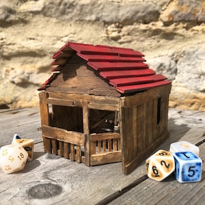 MiniaturStall / Scheunen | 28mm 32mm 1\56 Tabletop Gaming RPG Dungeons and Dragons Pathfinder Modell