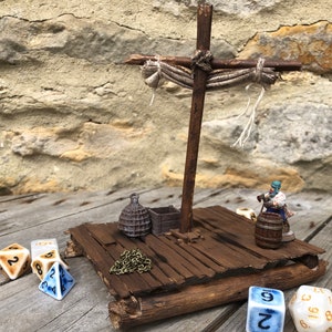Miniature Raft | 28mm 32mm 1\56 Tabletop Gaming RPG Dungeons and Dragons Pathfinder Model
